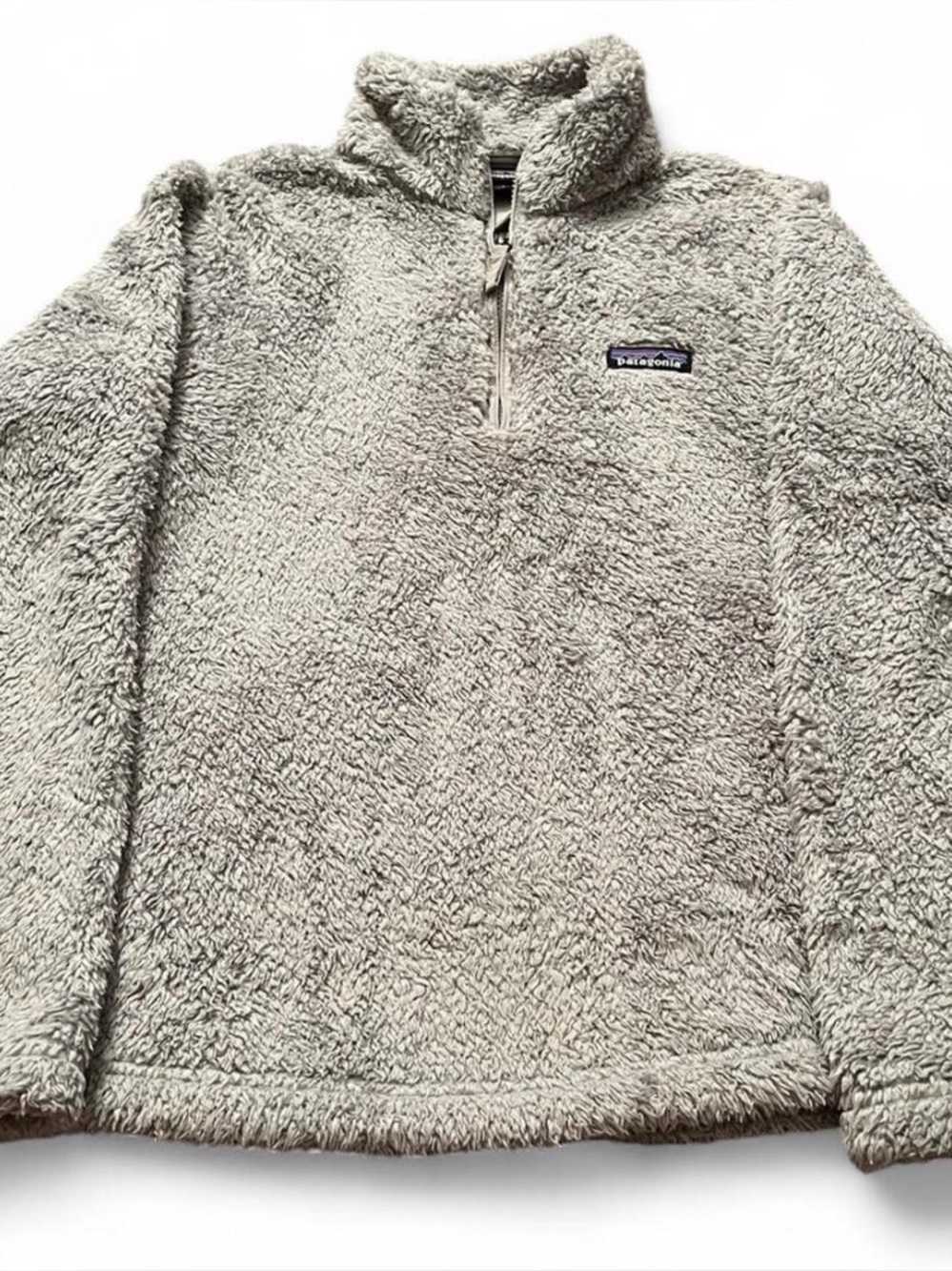 Patagonia Womens Small Los Gatos 1/4 Zip Pullover Sherpa Fleece Jacket